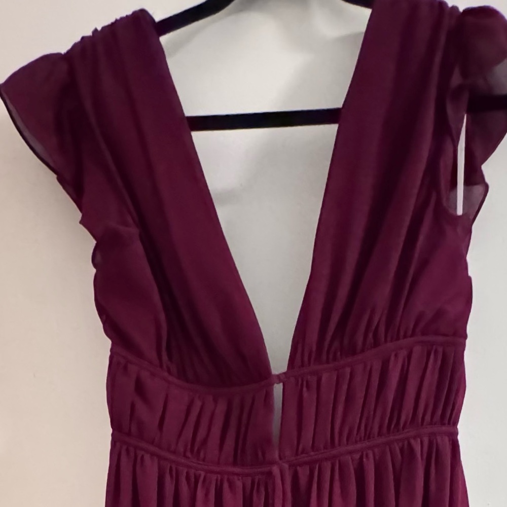 Lulu's Rich Burgundy Dress